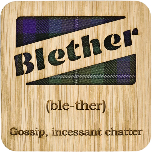 Scottish Gifts from LT Creations | Wooden Coaster