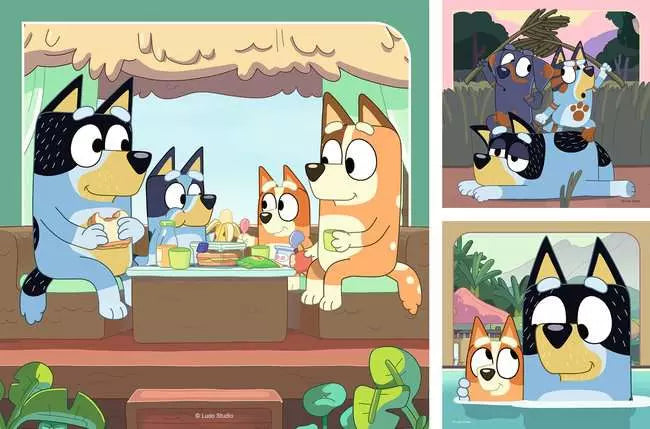 Bluey 3x49 Piece Puzzles