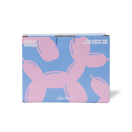 Balloon Dog Candle Pink