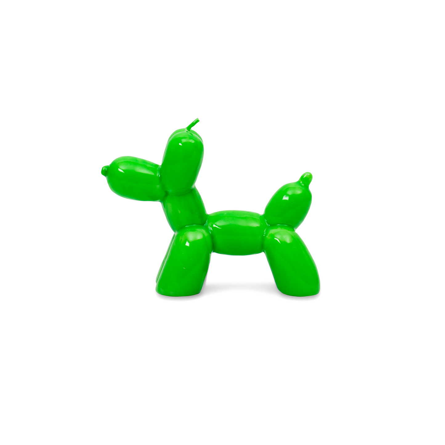 HF Balloon Dog Candle Green
