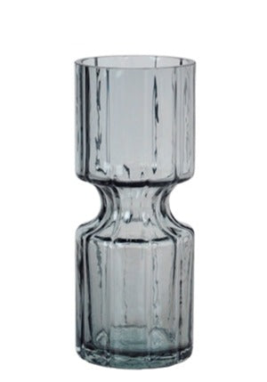 Vase Hyacinth Dark Grey 8x20cm