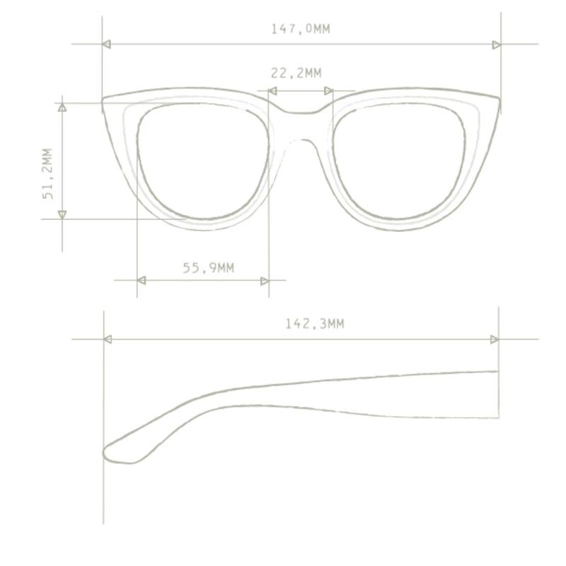 Silvia Sunglasses (Transparent Green)