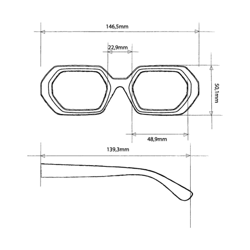 Okkia Sunglasses Andrea (Pink Havana)