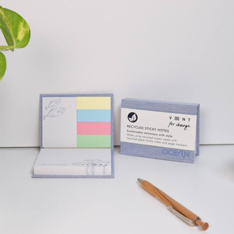 Ocean Sticky Notes Blue
