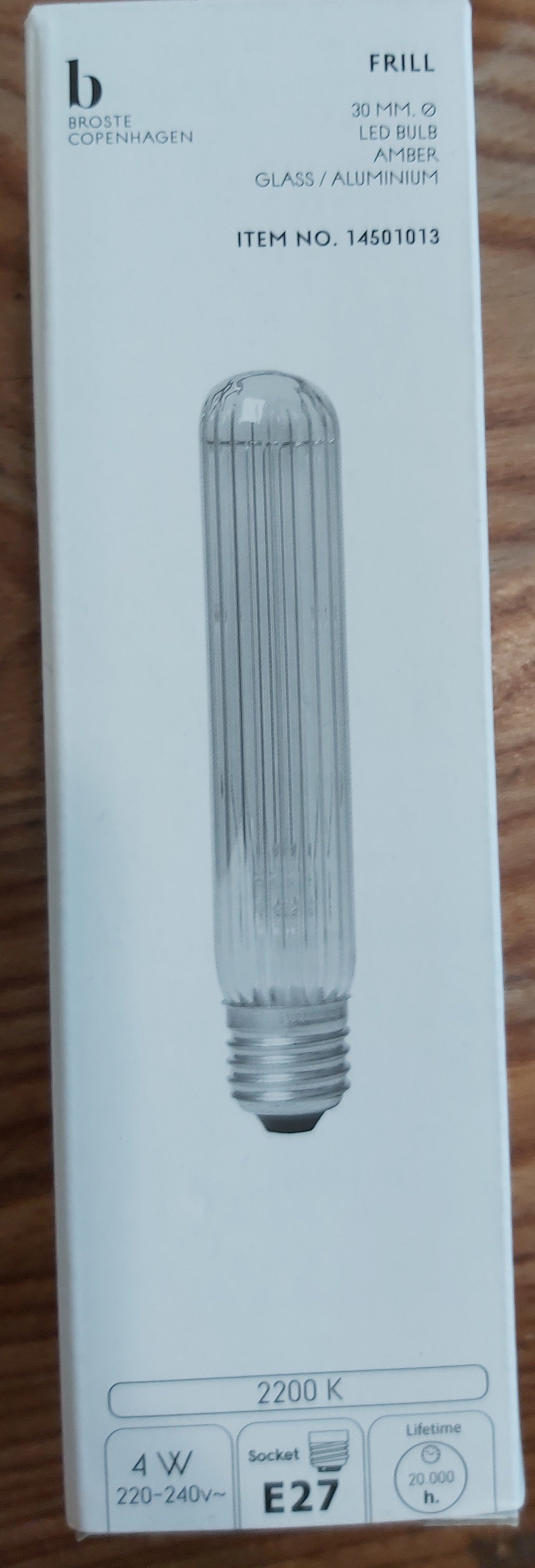 Broste Frill LED Bulb Amber E27 4W