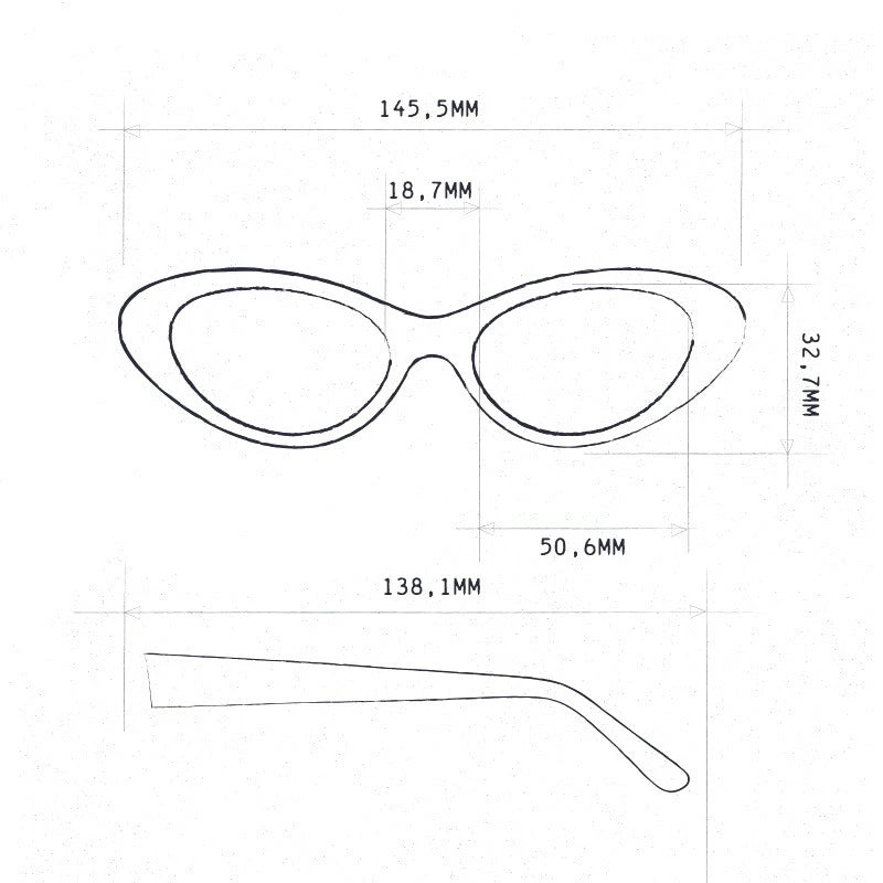 Lina Sunglasses Black (UV400)
