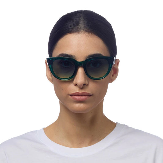 Silvia Sunglasses (Transparent Green)