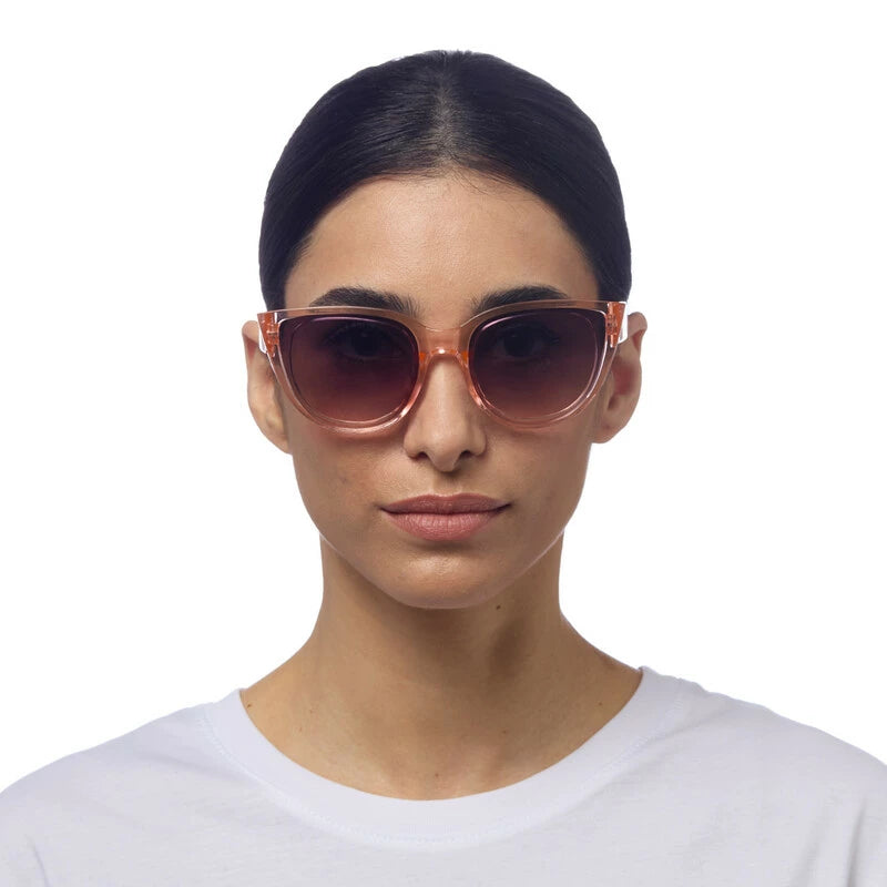 Silvia Sunglasses Transparent Pink (UV400)