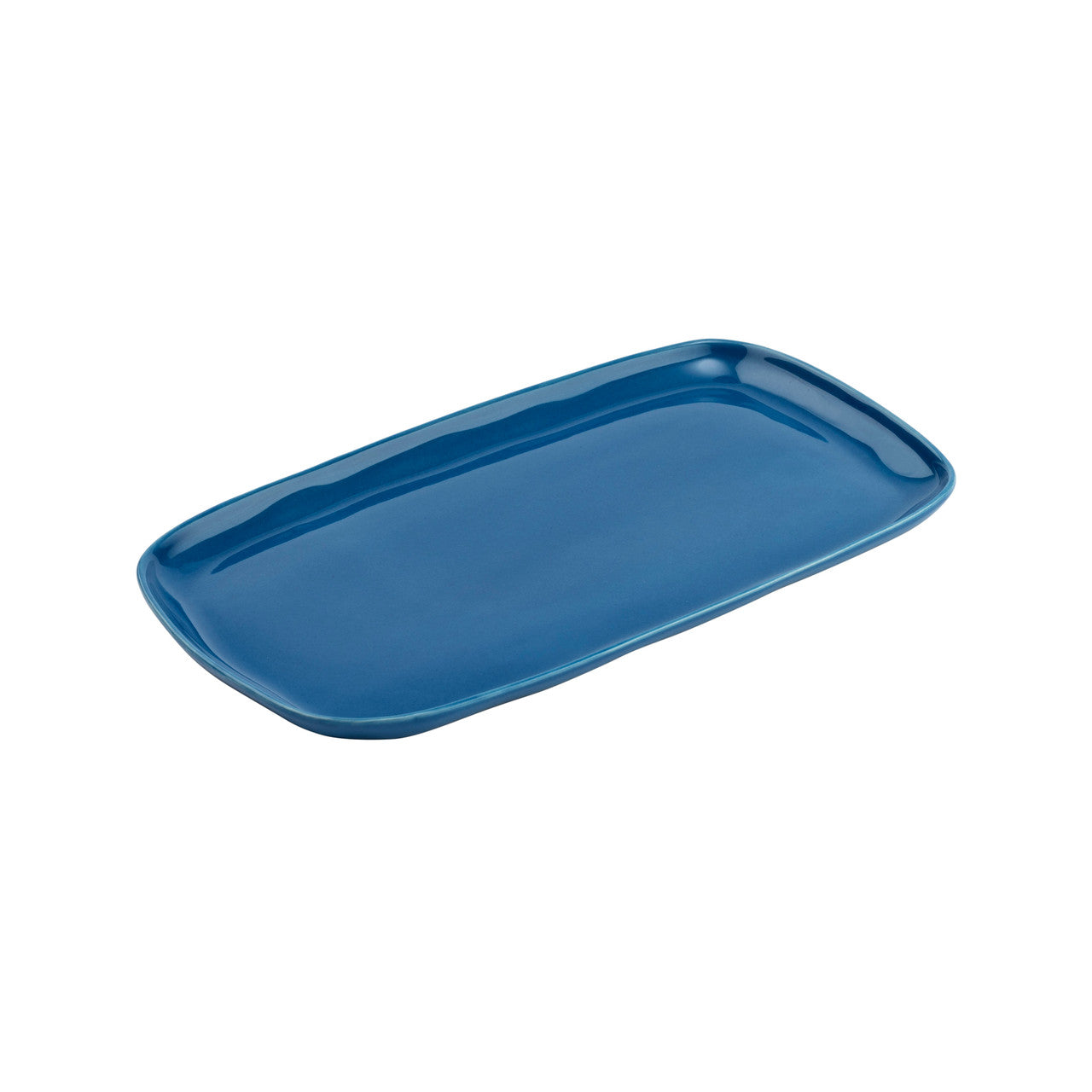 Stoneware Antipasti Plate Mid Blue