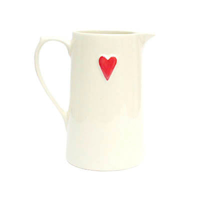 Shaker Red Heart 700ml Jug