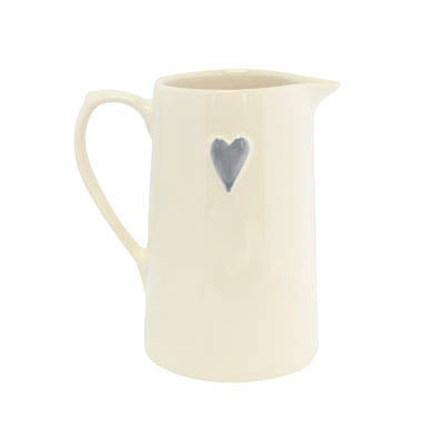 Shaker Grey Heart 700ml Jug