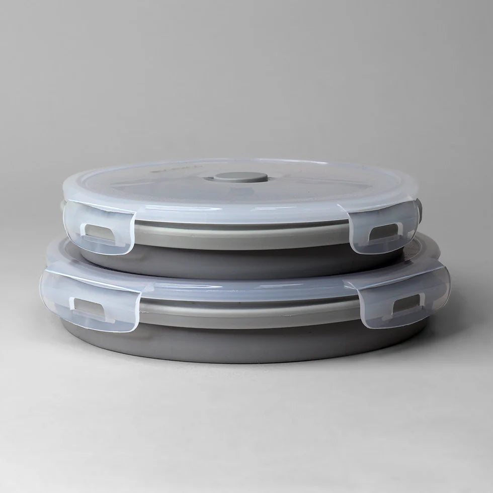 2pc Collapsible Bowl Set Medium/Large