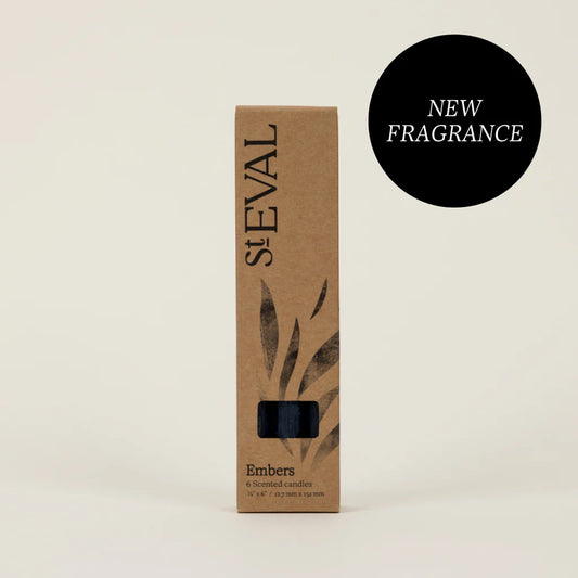 St Eval Kraft Mini Candles Embers (6 pack) | Scented Candles