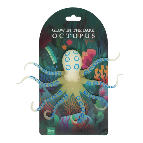 Glow in the Dark Squishy Toy Octopus