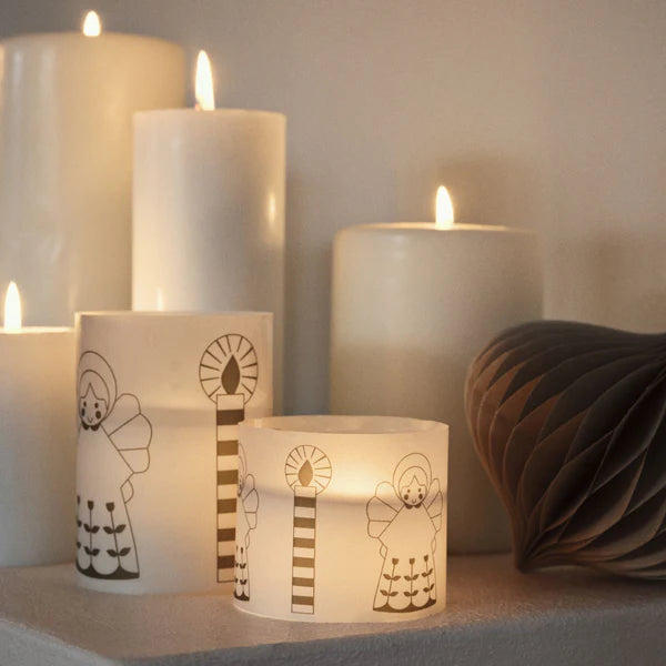 Fairy Tale Parchment Candle 12cm