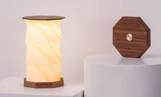 Twist Hexagon Light - Solid Walnut