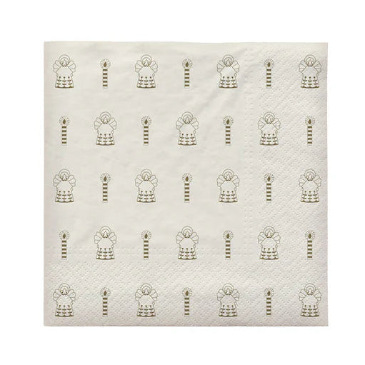 Fairy Tale Napkins Gold & White