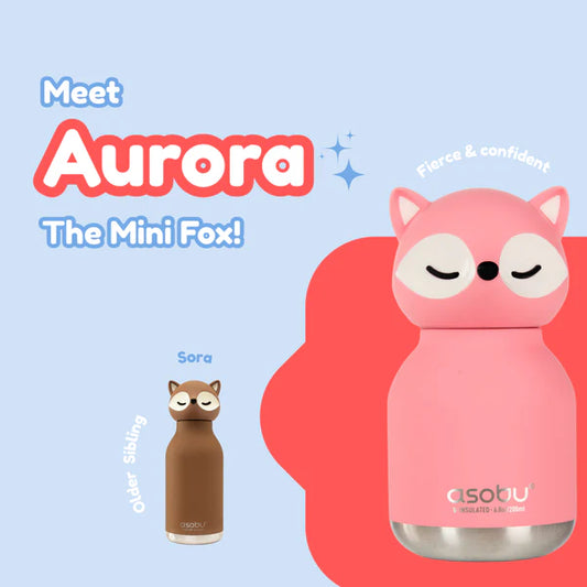 Bestie Fox Mini Clip On Bottle