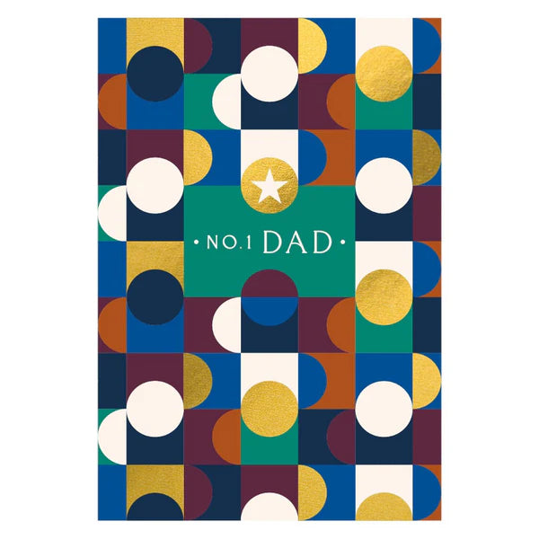 Father's Day Card No 1 Dad