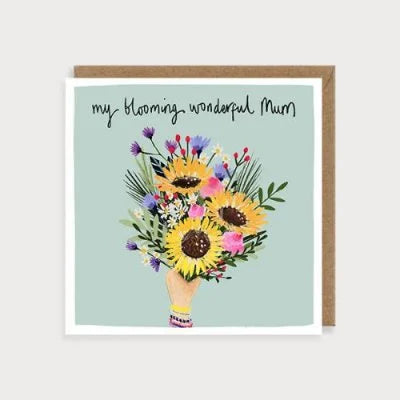 Mother's Day Card - Blooming Wonderful Mum