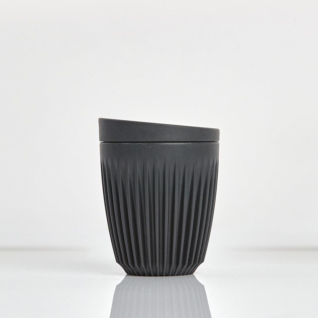 8oz Huskee Travel Cup & Lid (Charcoal)