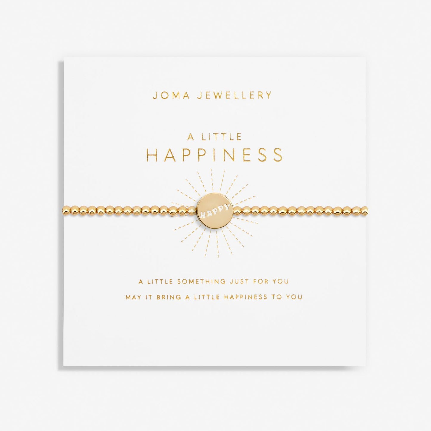 Joma Bracelet Happiness Gold Plated