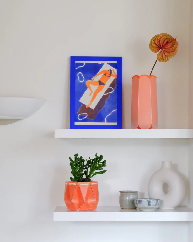 Potr Letterbox Vase Indigo