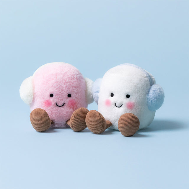 Jellycat Amuseables Toastie Pink and White Marshmallows (0+) | Jellycat Marshmallows