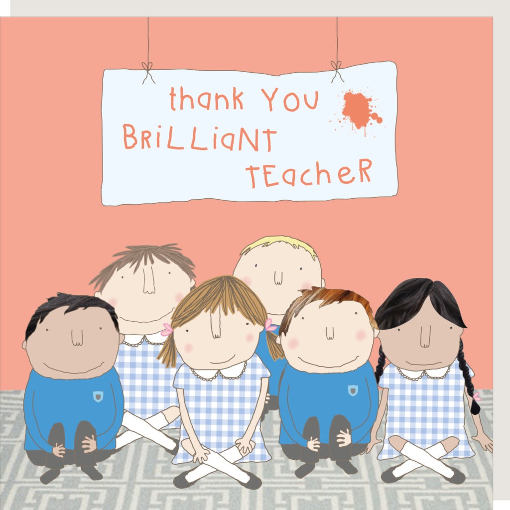 Thank You Teacher Card Brilliant