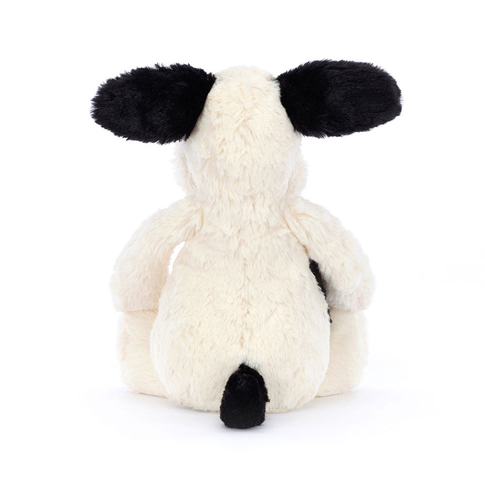 Jellycat Bashful Rufferty Black & Cream Puppy (0+)