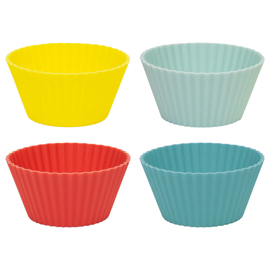 Rainbow Silicone Cupcake Cases 12 Pack
