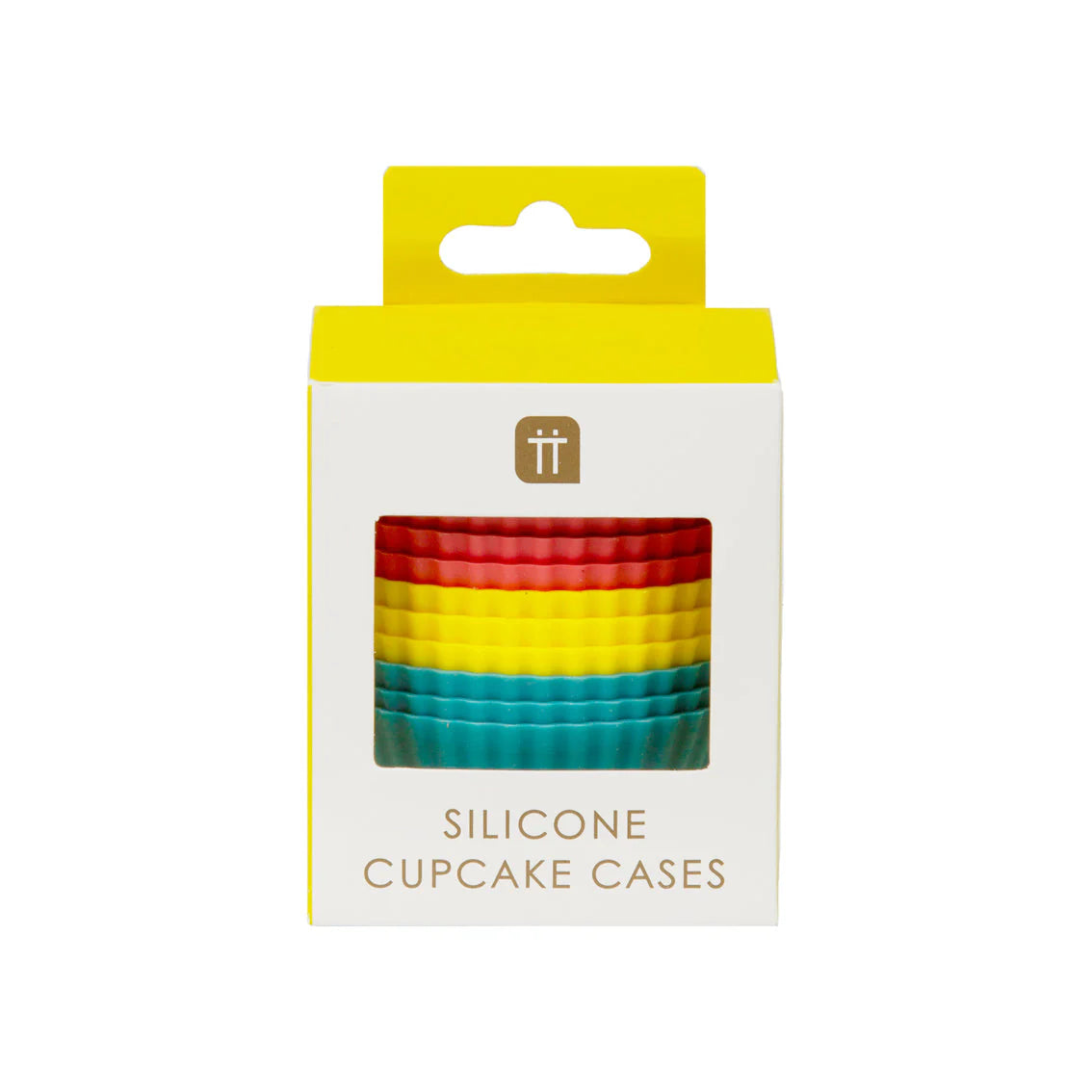 Rainbow Silicone Cupcake Cases 12 Pack