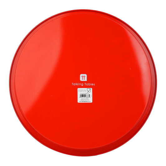 Holly Christmas Tin Tray - 30cm