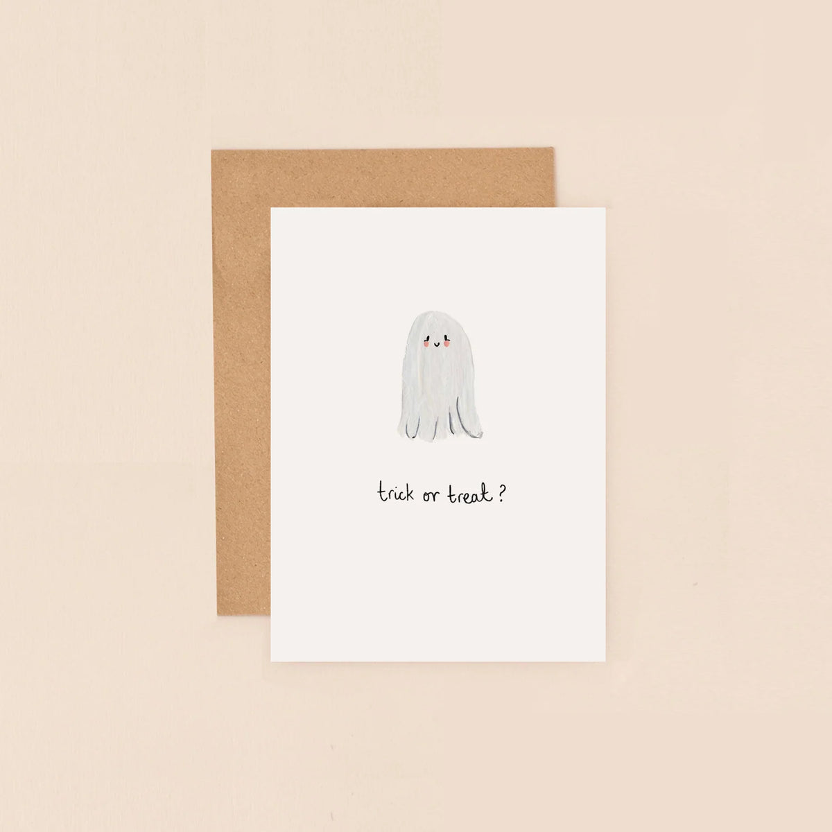 Halloween Mini Card - Ghost Trick or Treat
