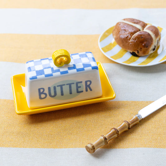 Small Butter Dish Blue