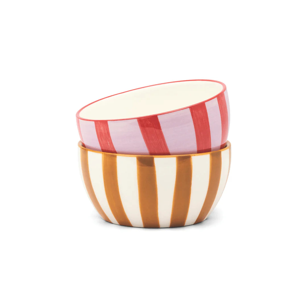 The Bella - 2 Dipping Bowls (Lilac & Ochre)