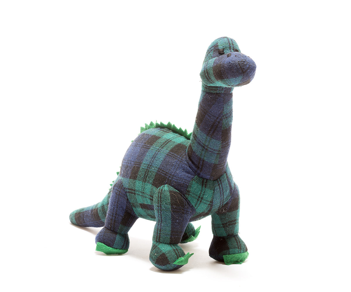 Blue Tartan Diplodocus Toy (0+)