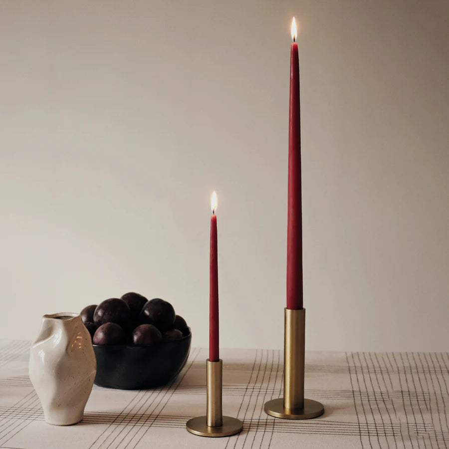 Maro Brass Candle Holder 8x14cm