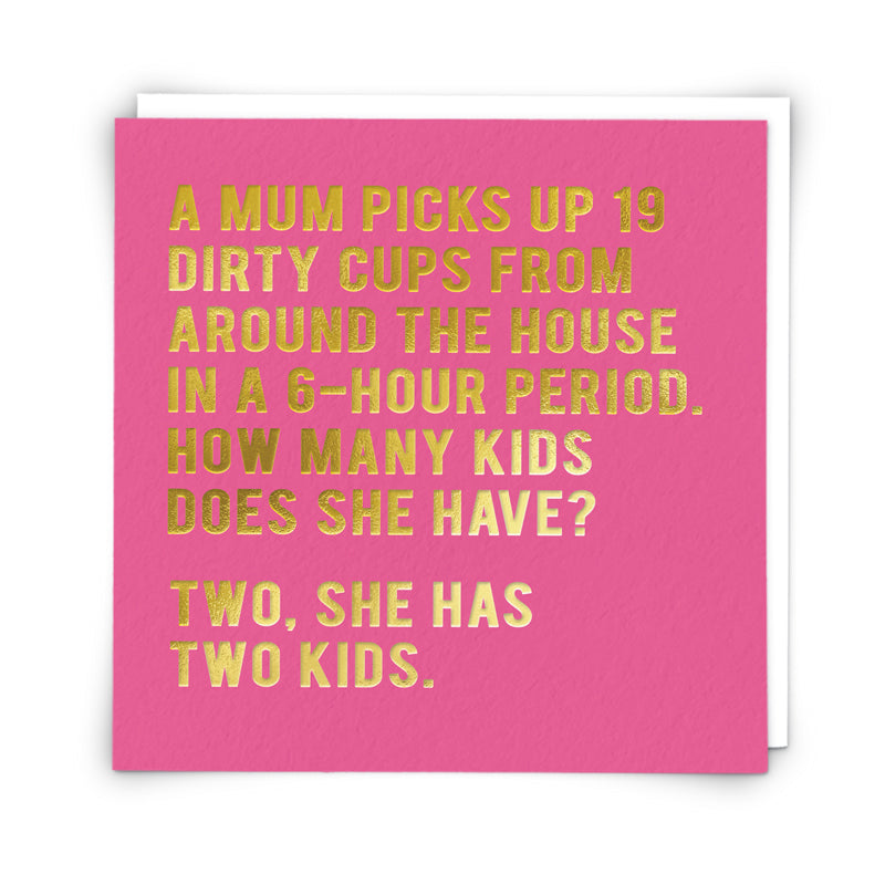 Blank Card Cups
