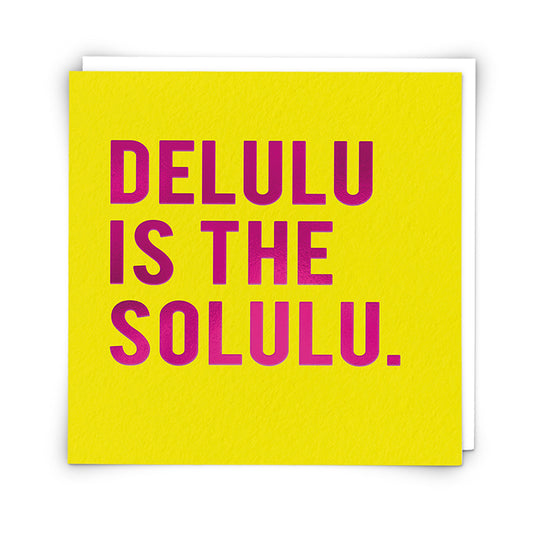 Blank Card Delulu