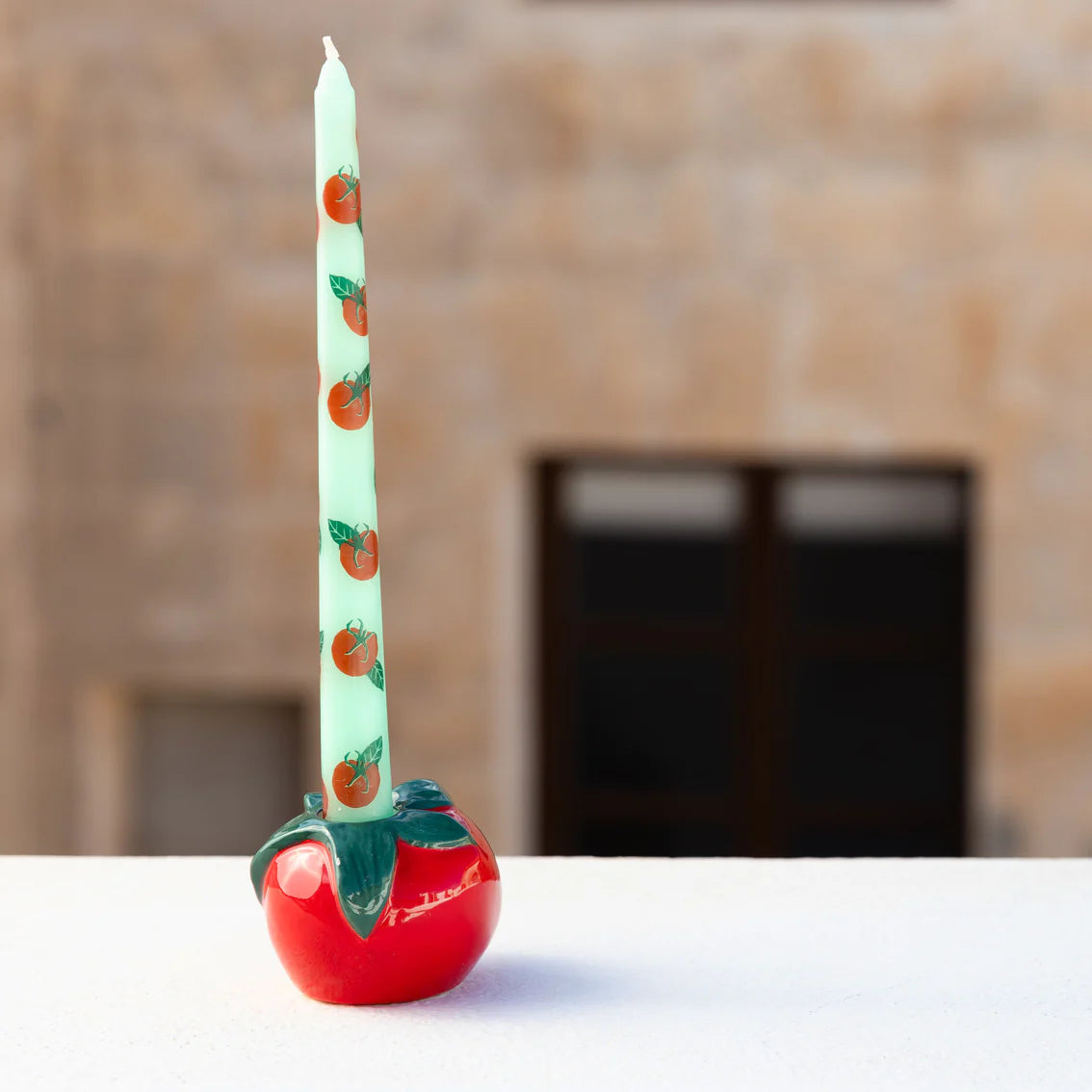 Ceramic Candle Holder Tomato