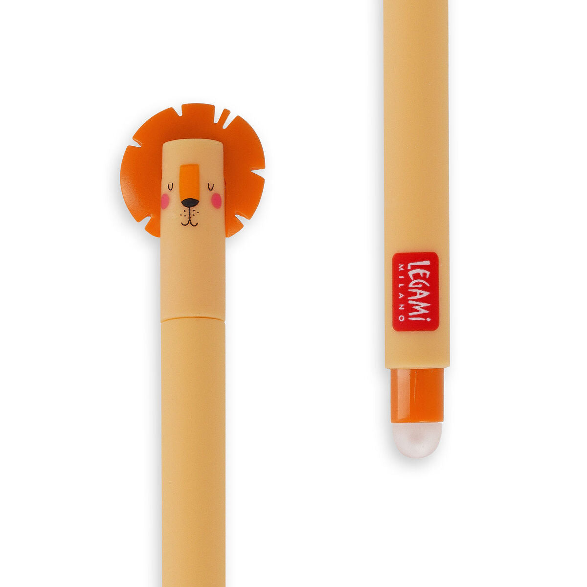 Erasable Pen Lion Orange Ink