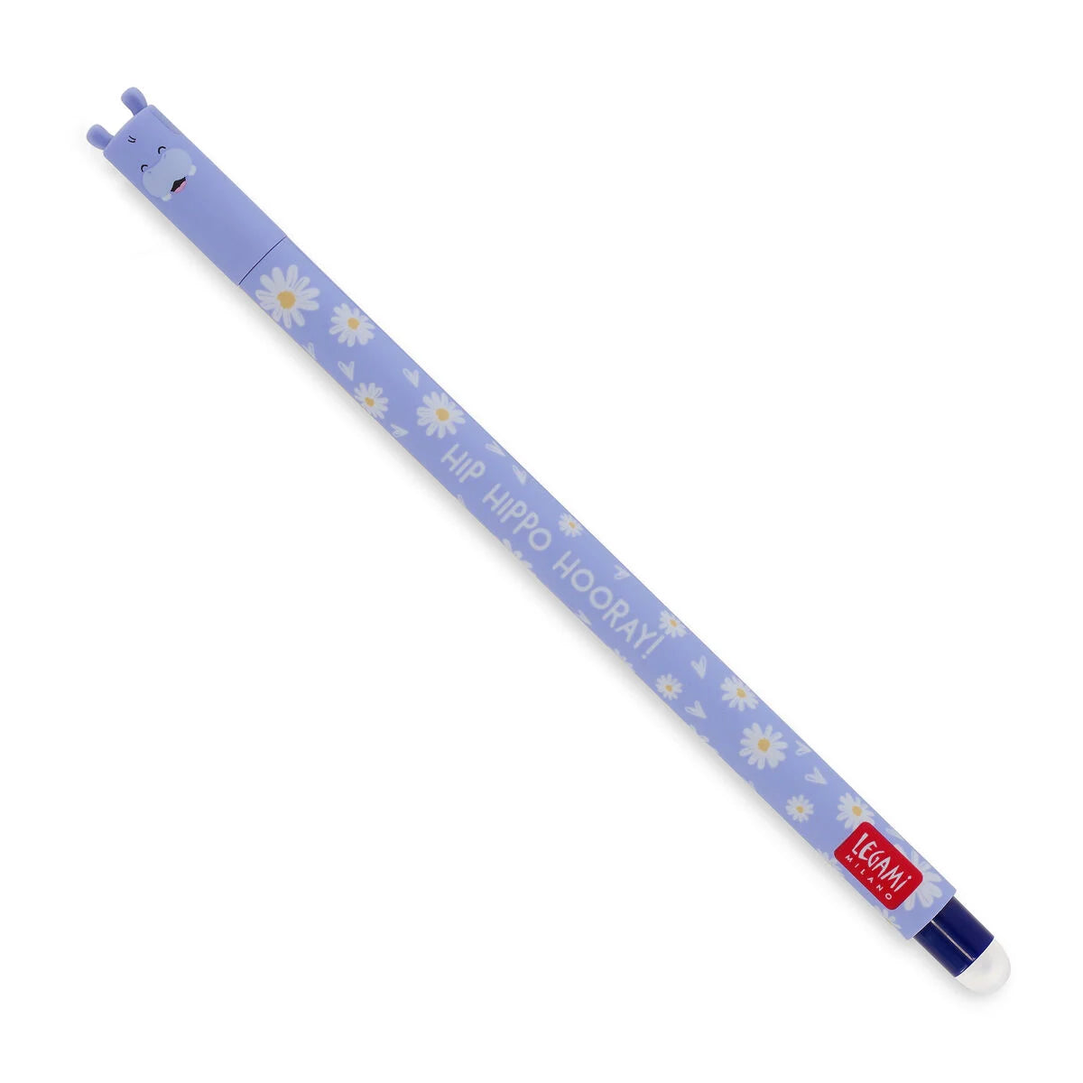 Erasable Pen Hippo Blue Ink
