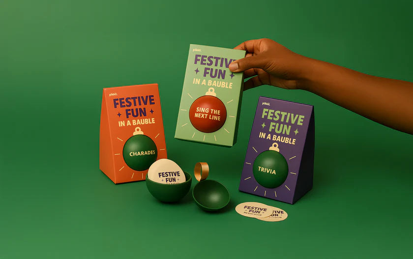 Pikkii Festive Fun Bauble Charades