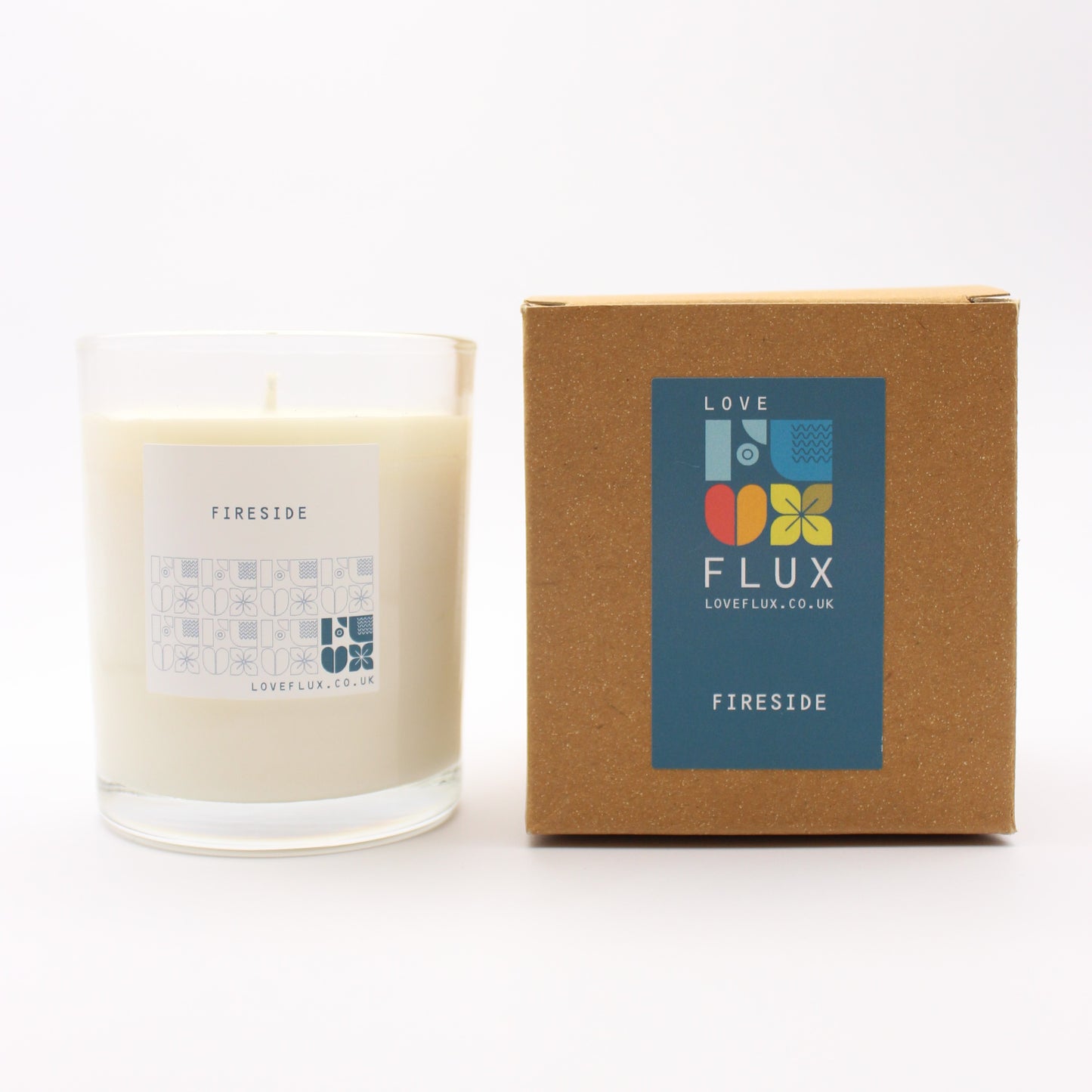 Flux Large Plant Wax Candle - Fireside