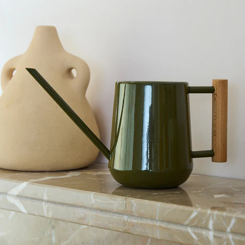 Collector Indoor Watering Can Olive