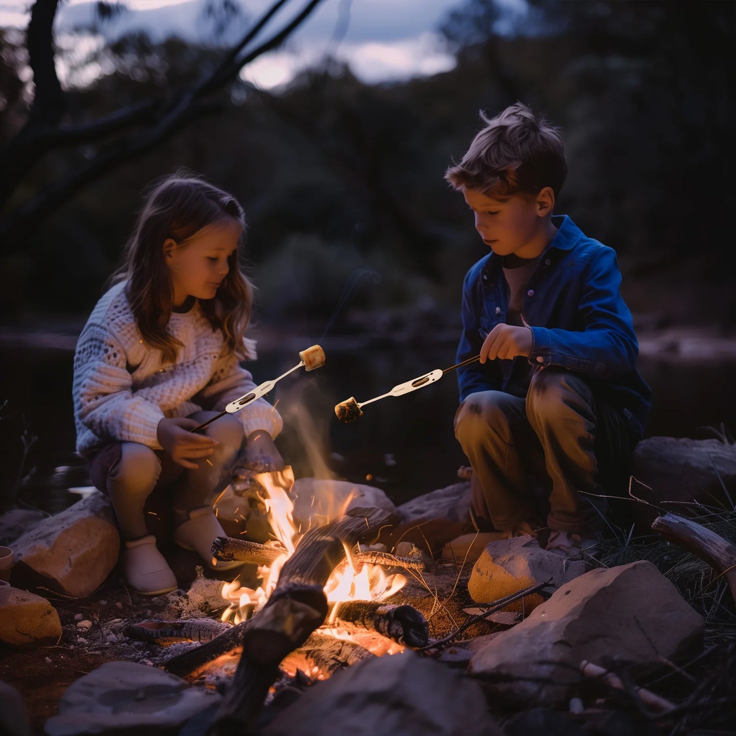 Huckleberry Campfire Forks 4pk