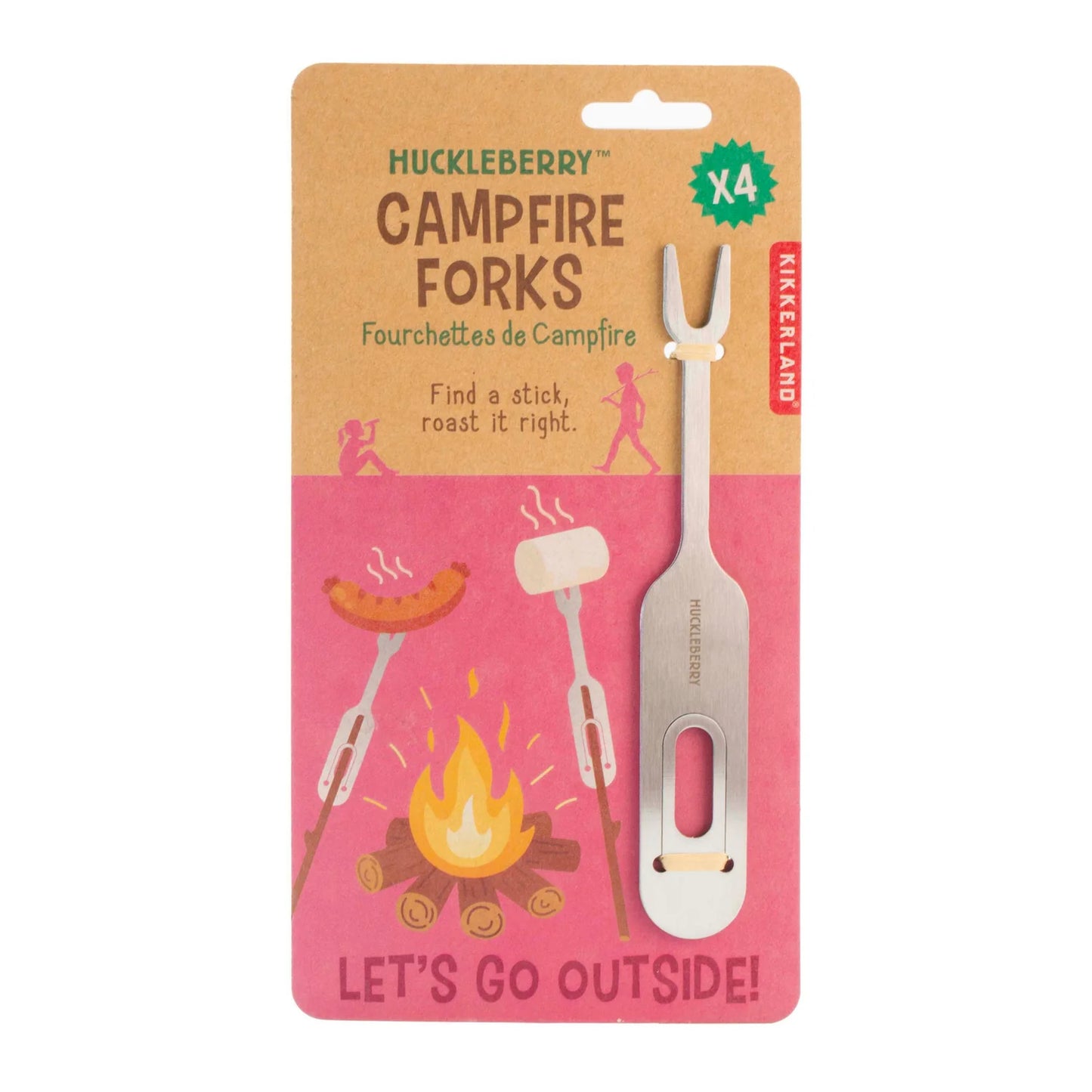 Huckleberry Campfire Forks 4pk