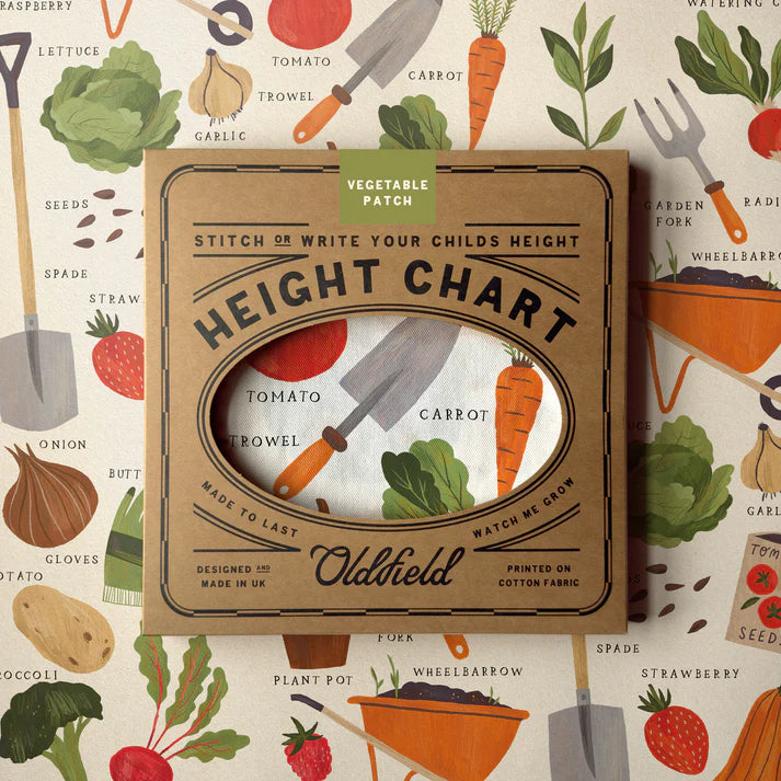 Oldfield Height Chart Vegetable Patch