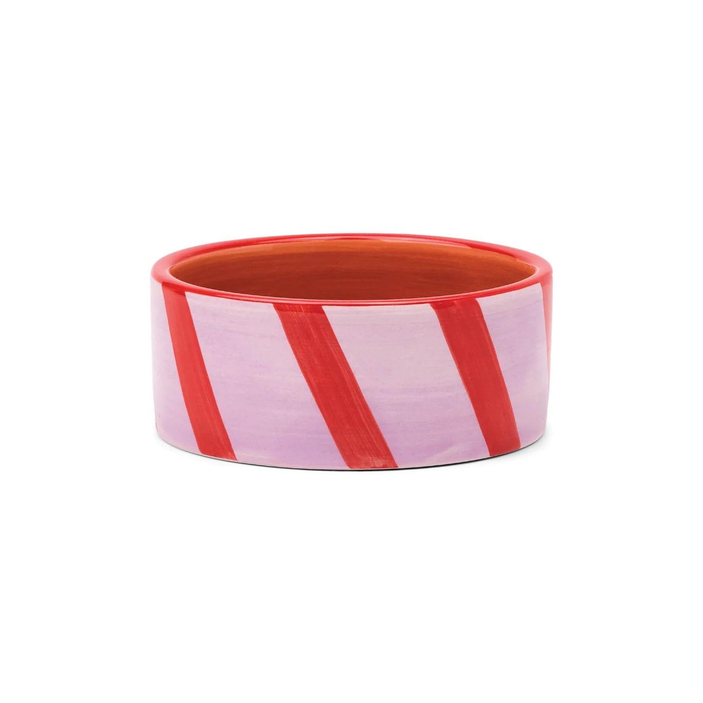 The Izzy - Ceramic Wine Coaster (Lilac & Rust)